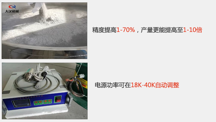 精度提高1—70%，產(chǎn)量更能提高至1-10倍  電源功率可在18K-40K自動(dòng)調(diào)整
