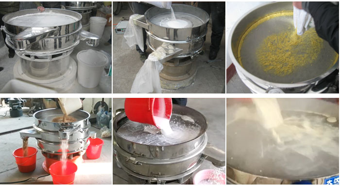 豆?jié){振動篩可適用于化工行業(yè)、食品行業(yè)、冶金礦業(yè)、公害處理等行業(yè)