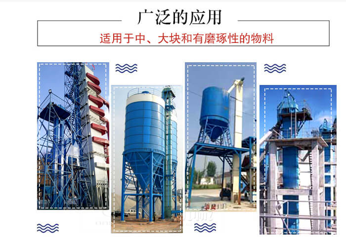 斗式提升機主要適用范圍主要是化工，糧食，建筑材料較多。