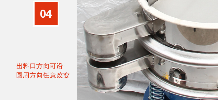 出料口方向可沿圓周方向任意改變。